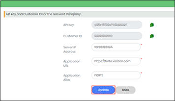 Application Information Screen - CyLock